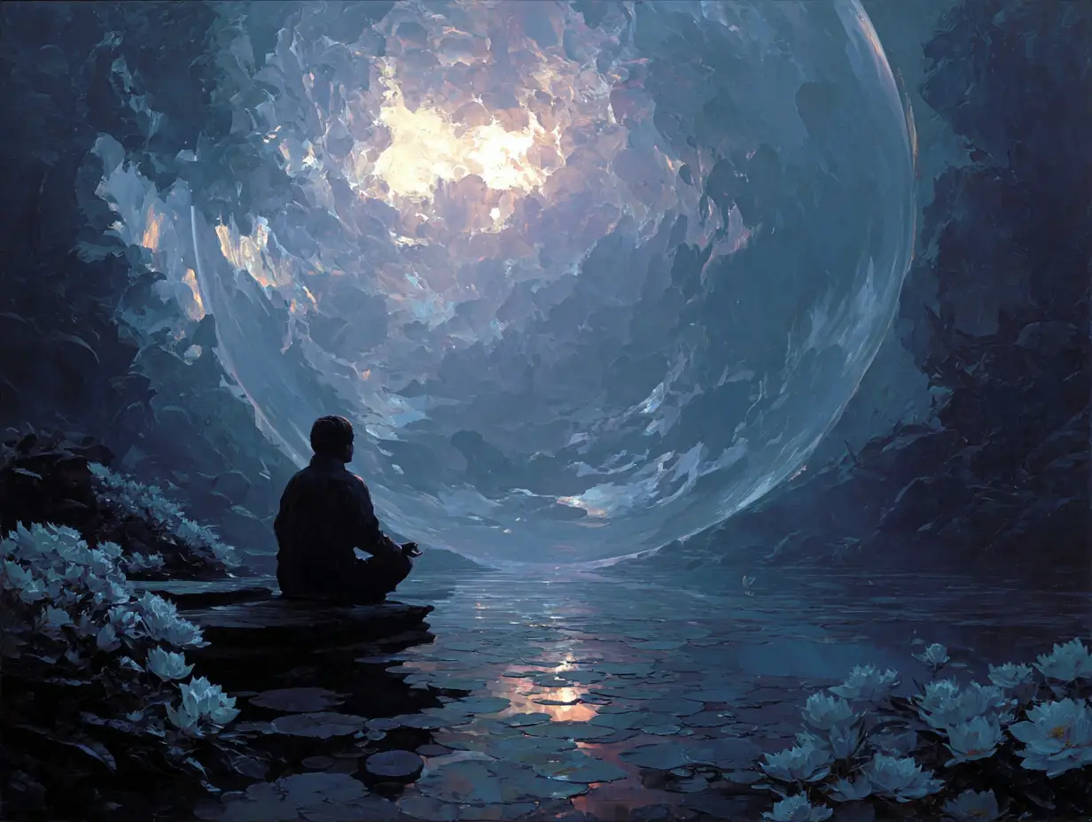 Personne en méditation, illustrant la possibilité de réaliser la consultation de désenvoutement à distance via une photo.