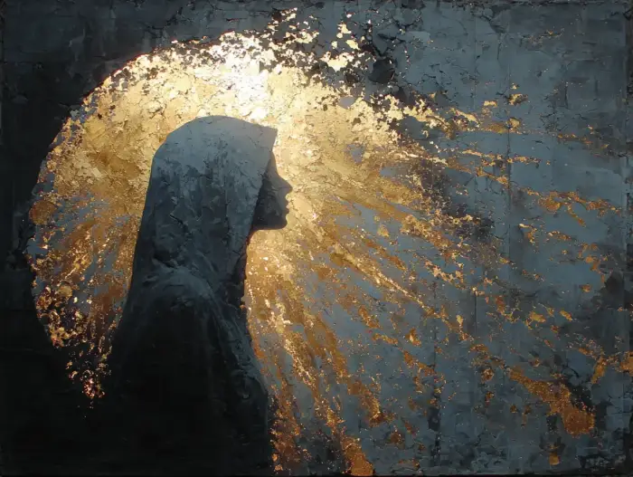 Silhouette lumineuse protégée, illustrant les solutions proposées après la consultation de désenvoutement.