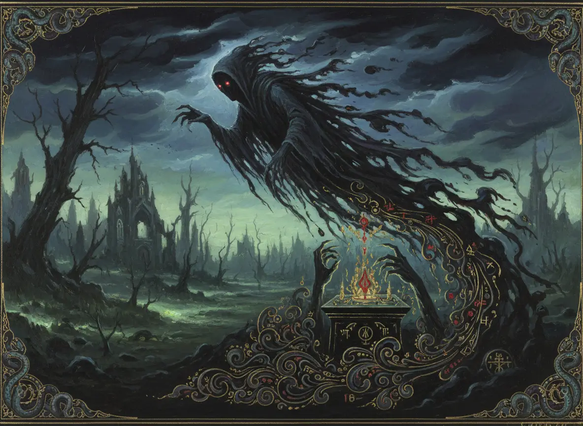 Illustration d'un dialogue avec les esprits Lwas haïtiens pour obtenir des informations lors d'une consultation vaudou.